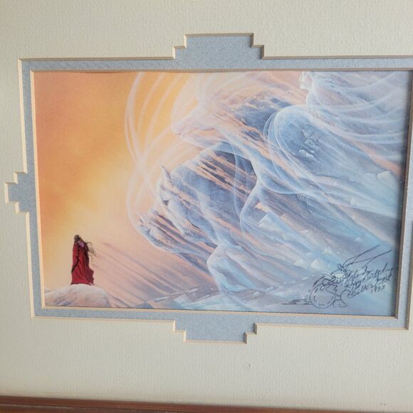 William "Bill" Rabbit Coming Of Winter print Framed Signed and numbered 327 - Picture 3 of 5